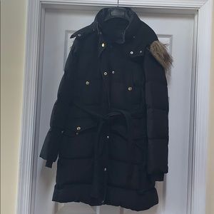 J. Crew Jackets & Coats - Black long puffer coat J. Crew Jackets & Coats - Black long puffer coat